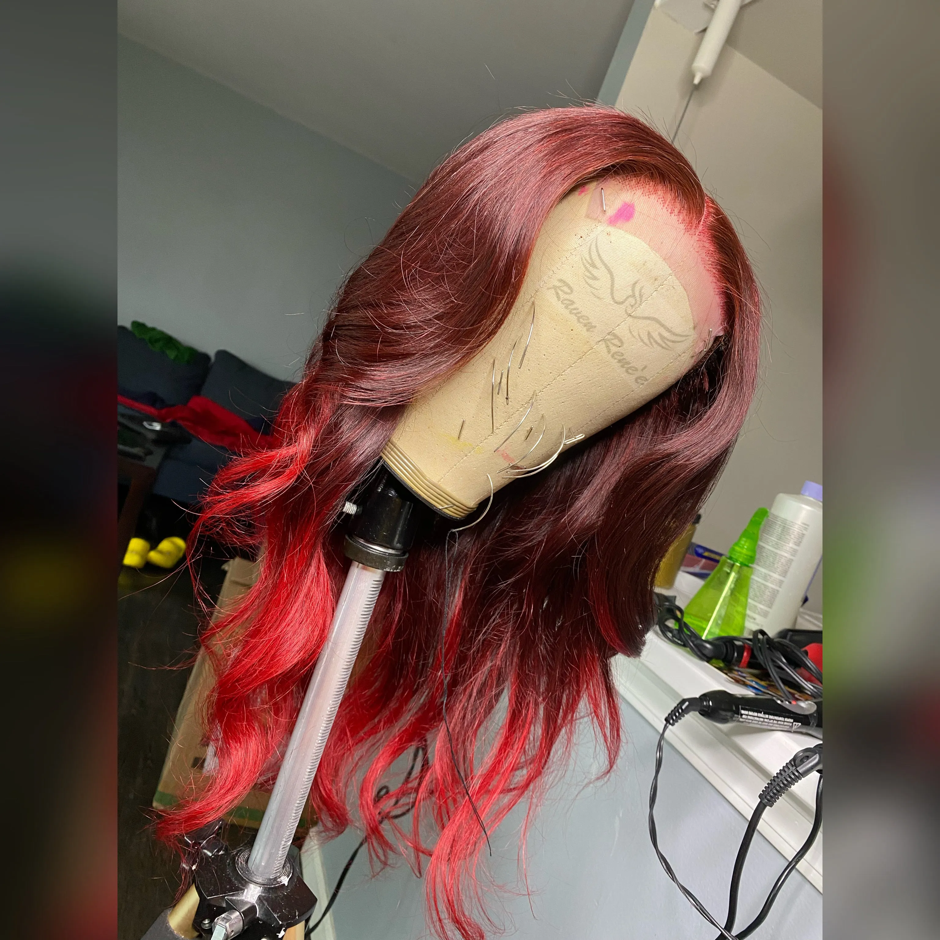 Red Ombré Unit