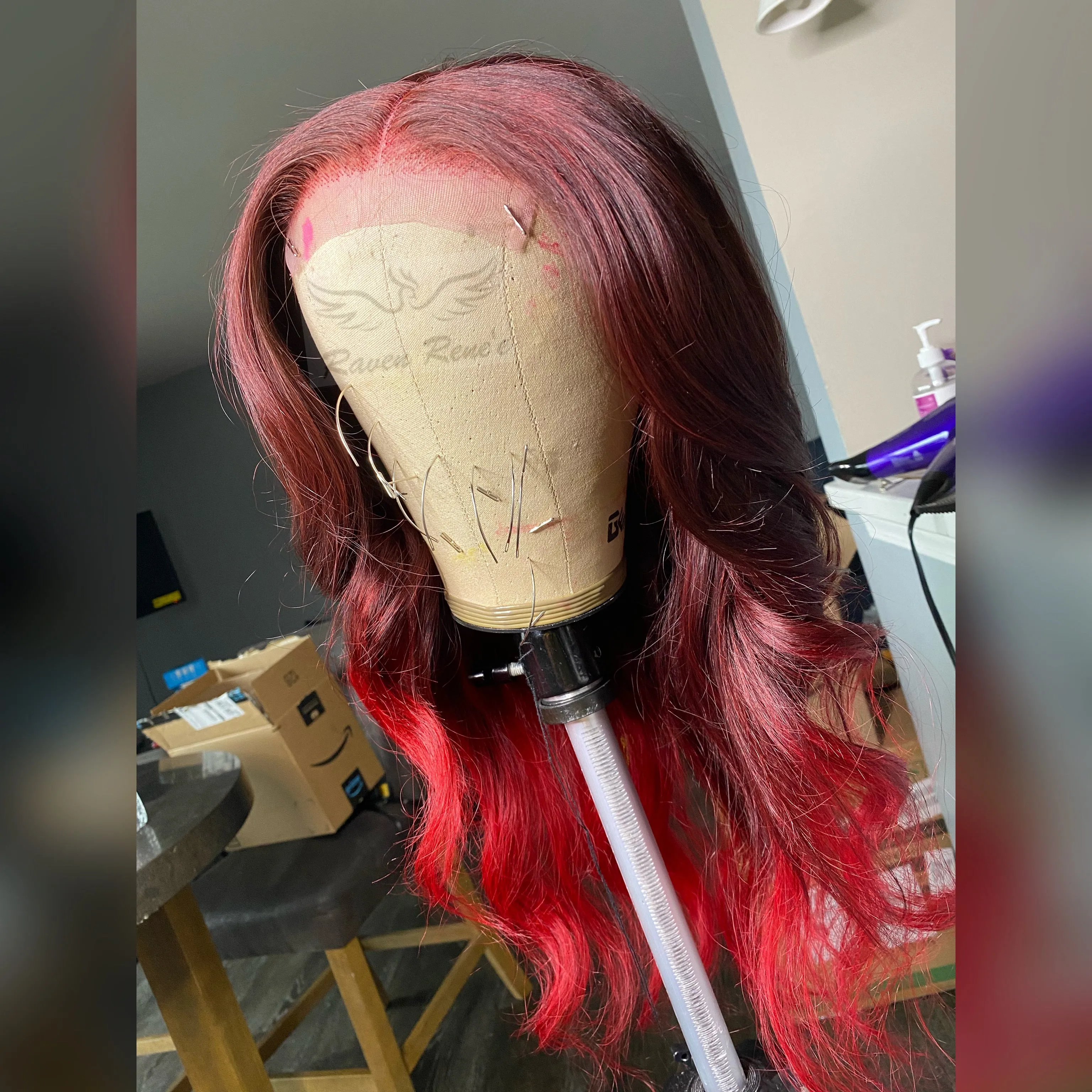 Red Ombré Unit