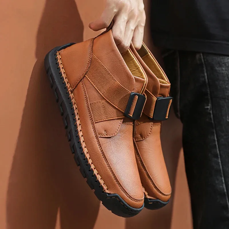 Redwood Genuine Leather Loafer Boots