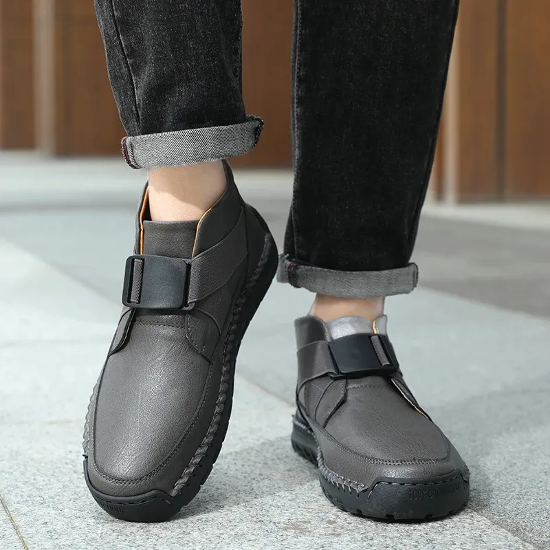 Redwood Genuine Leather Loafer Boots