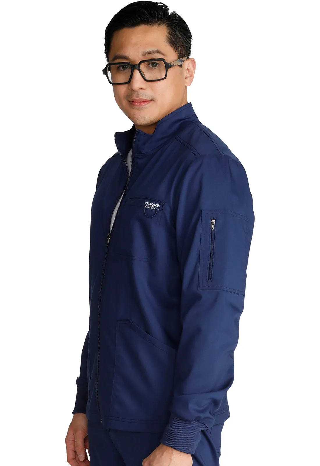 Revolution WW320 Men's Zip Front Jacket Navy