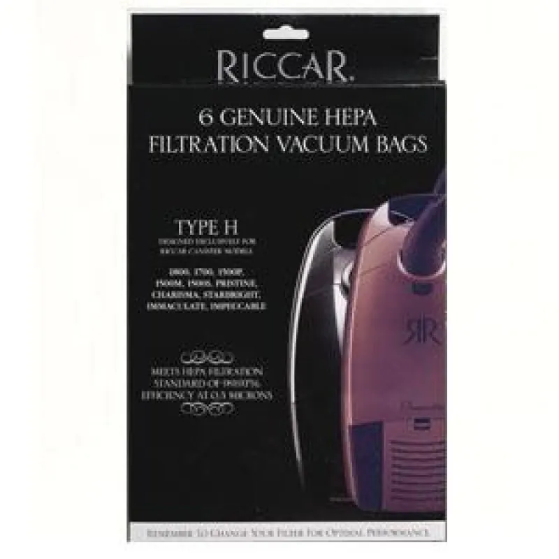 Riccar/ Simplicity OEM HEPA Bag Type "H"