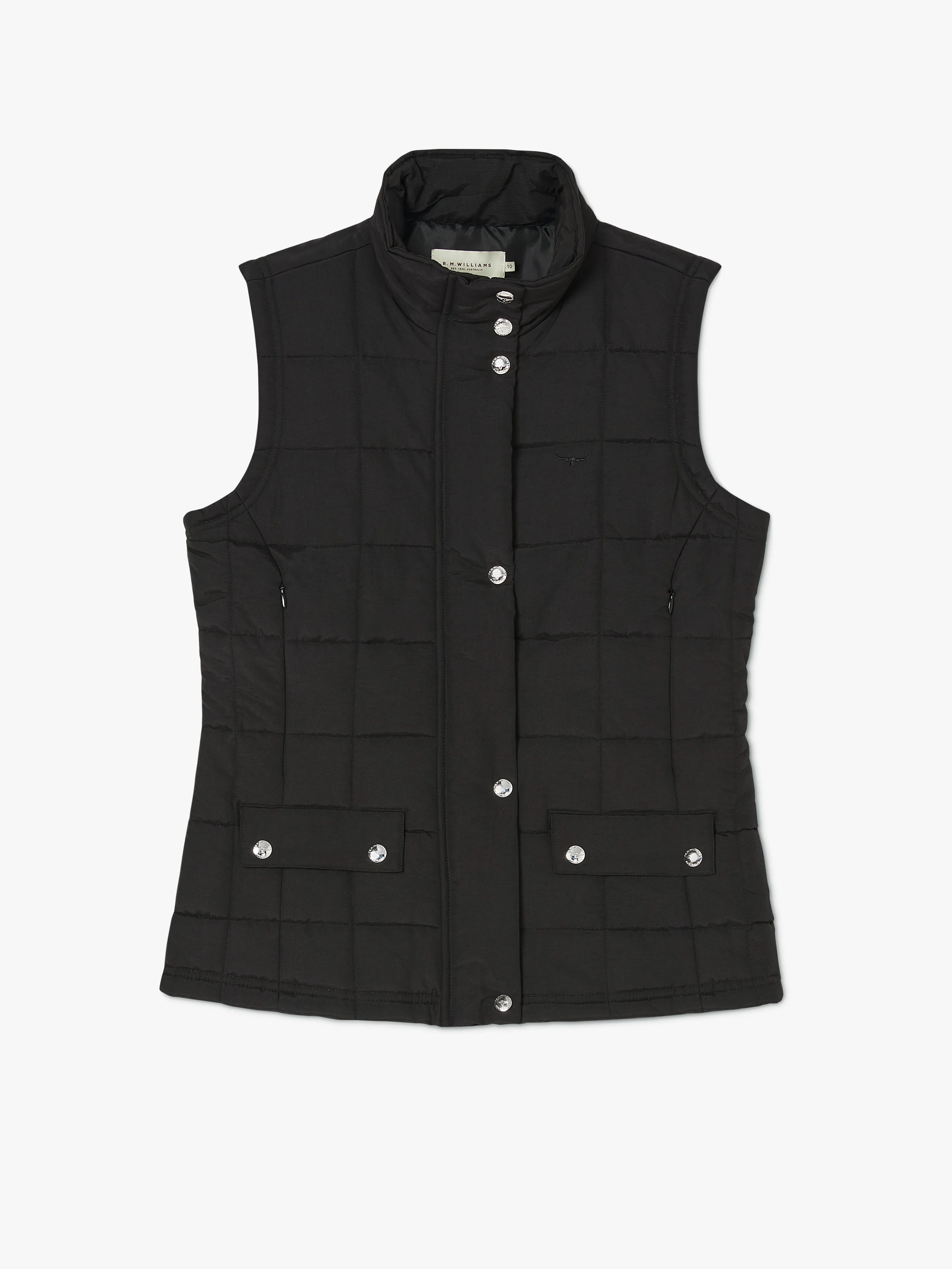R.M. Williams Women's Wilpena Creek Vest - Black