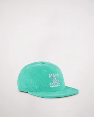 Roam Corduroy Cap - Aqua Green