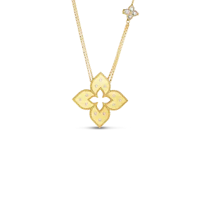 Roberto Coin 18K 0.20ct Venetian Princess Gold Diamond Necklace
