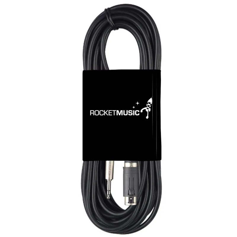 Rocket XLR M/F Convertible Plug to Phono cable - 6M