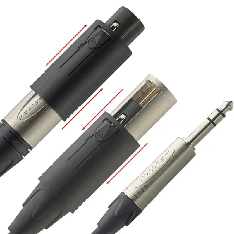 Rocket XLR M/F Convertible Plug to Phono cable - 6M
