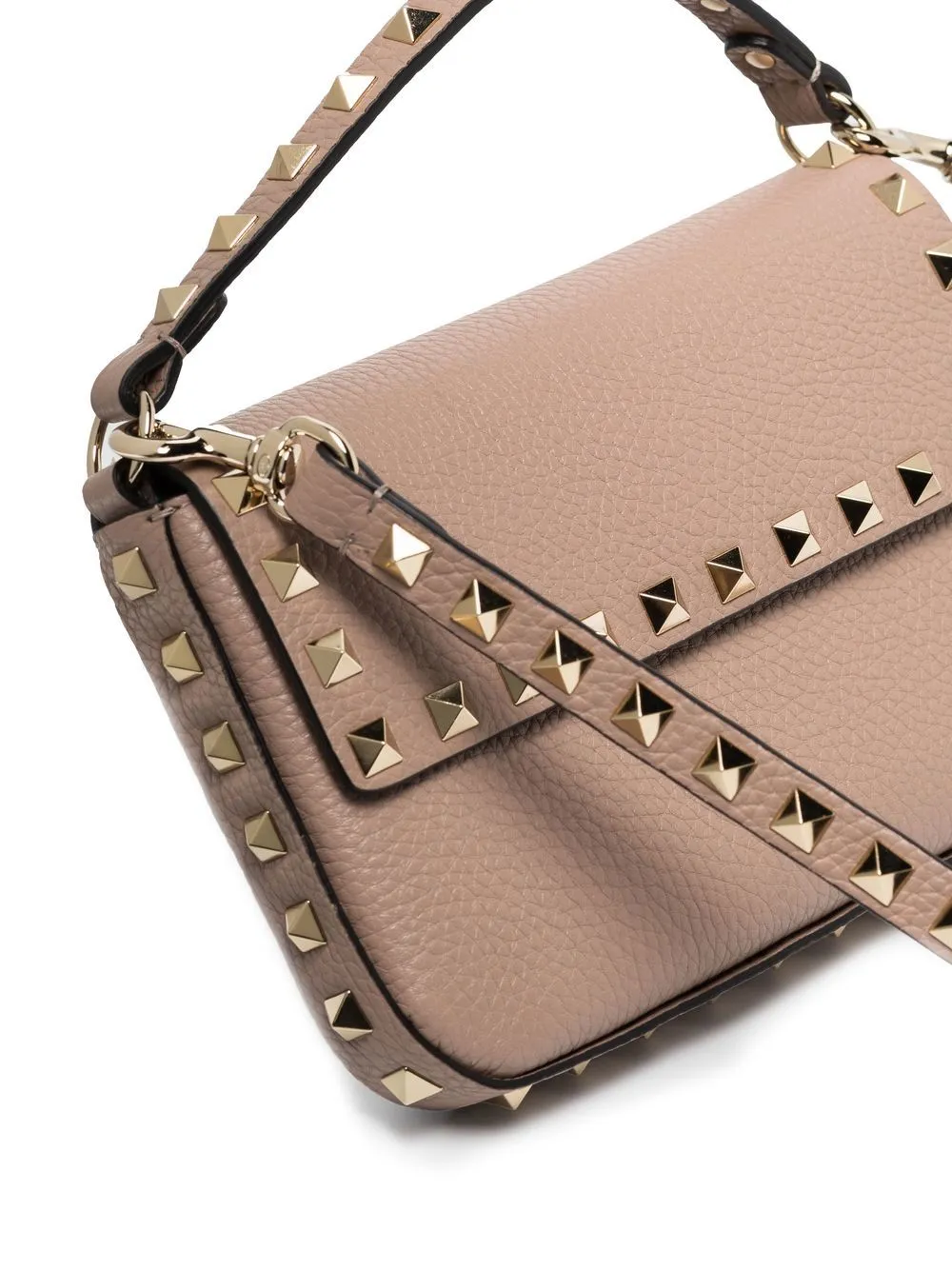 Rockstud leather mini bag