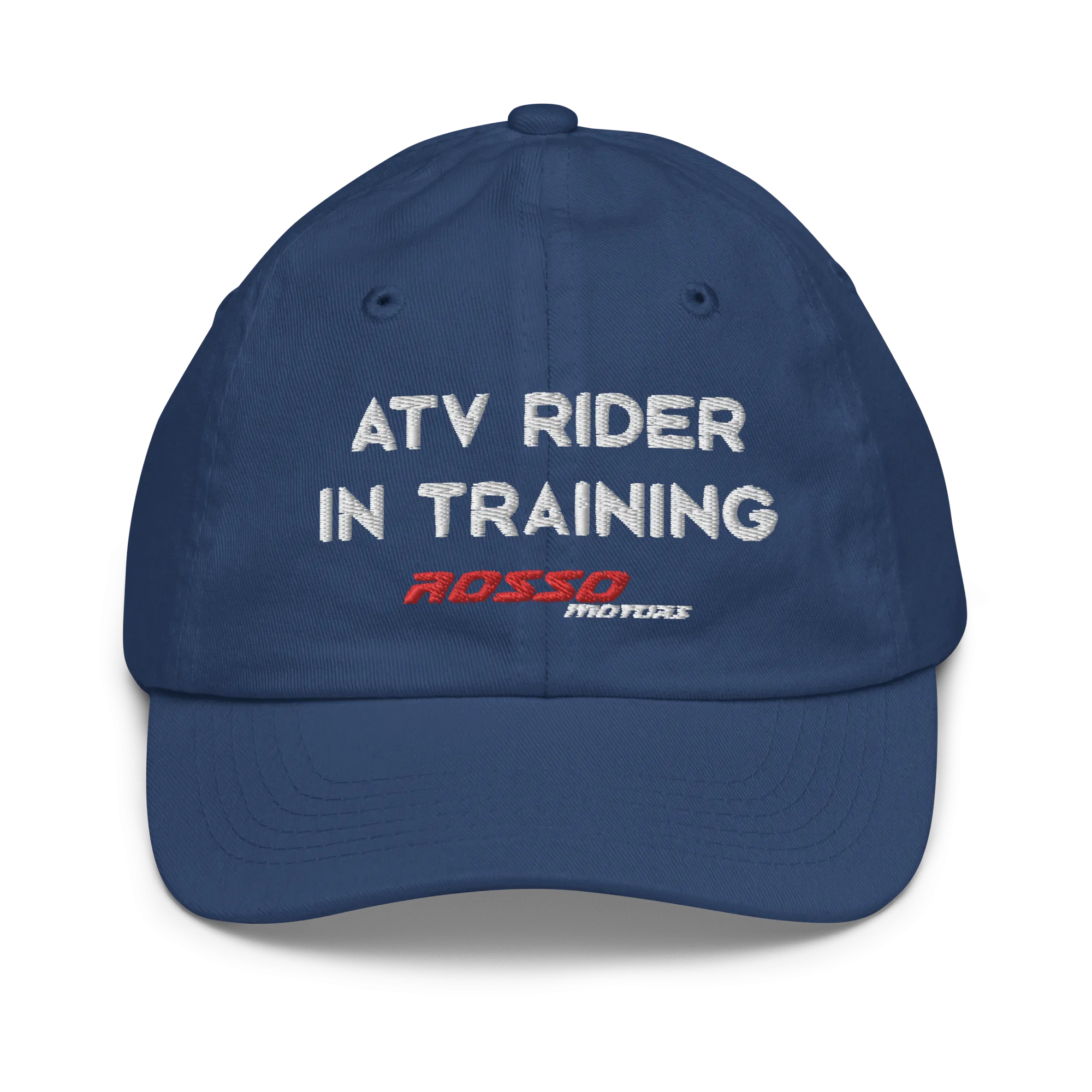 Rosso "Ride In Training" in White - Baseball Cap