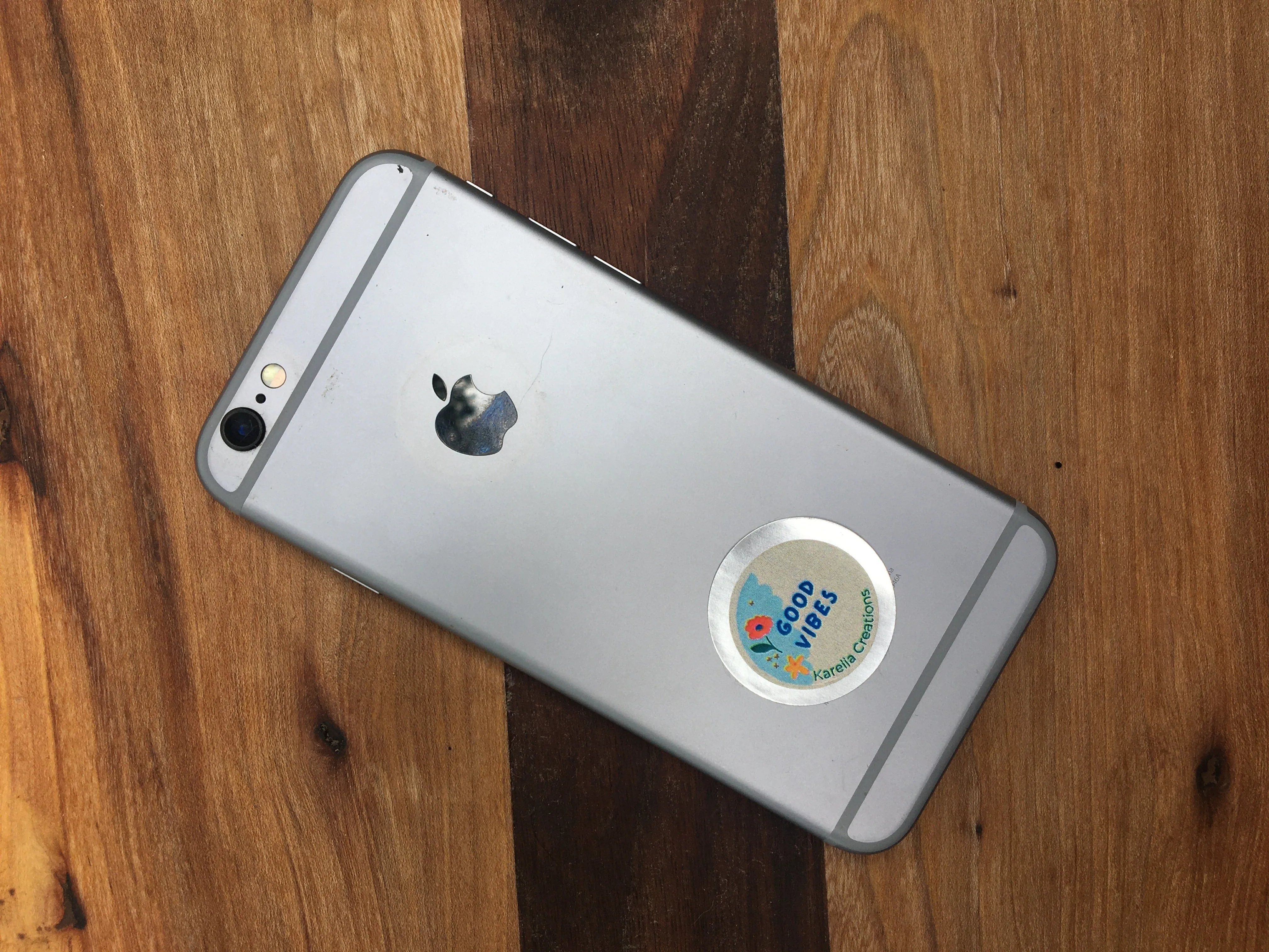 Round Flat Shungite Stickers - Variety Pack of 4 - Decals for Cell Phones and Small Electronics