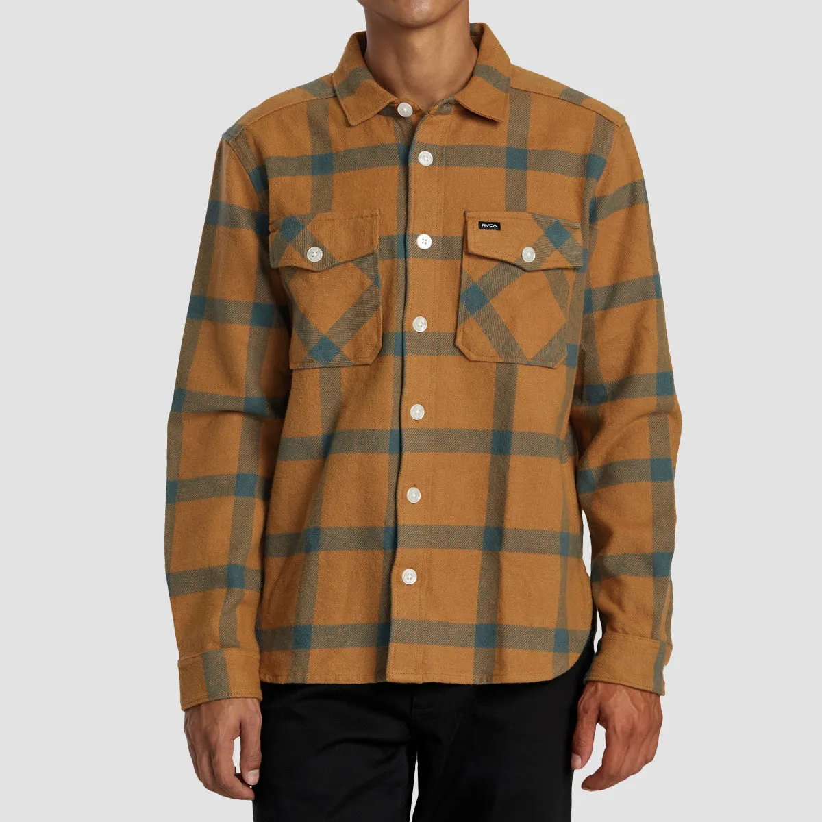 RVCA VA Cpo Longsleeve Shirt Camel