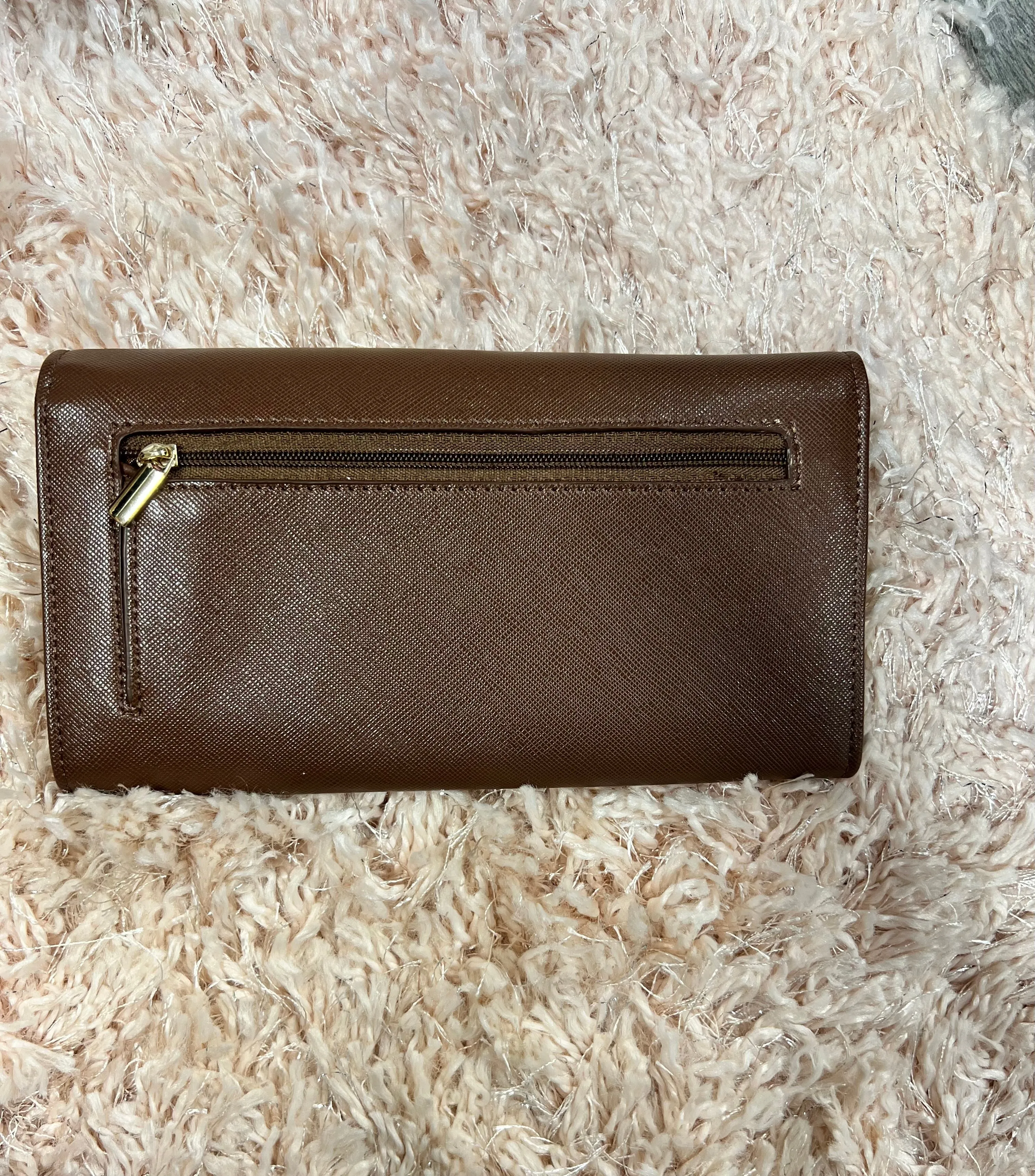 Saffiano Faux Leather Wallet
