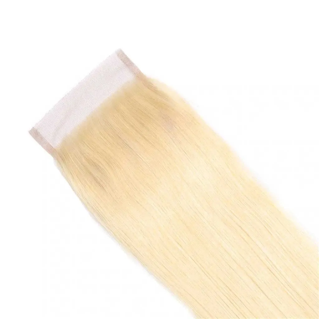 Satin Straight Closure 613 4x4