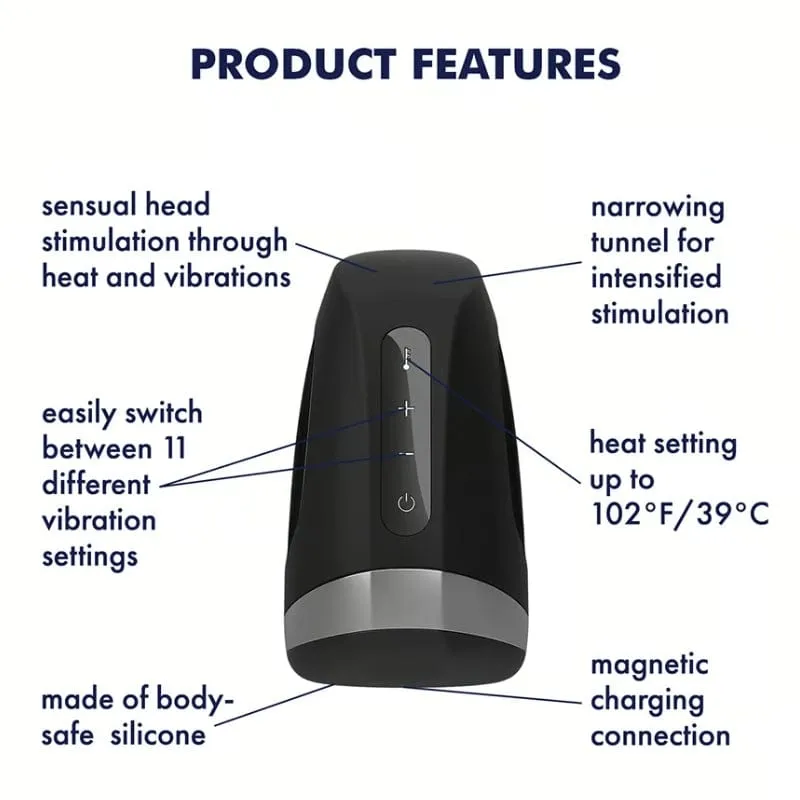 Satisfyer Men Heat & Vibration Stroker