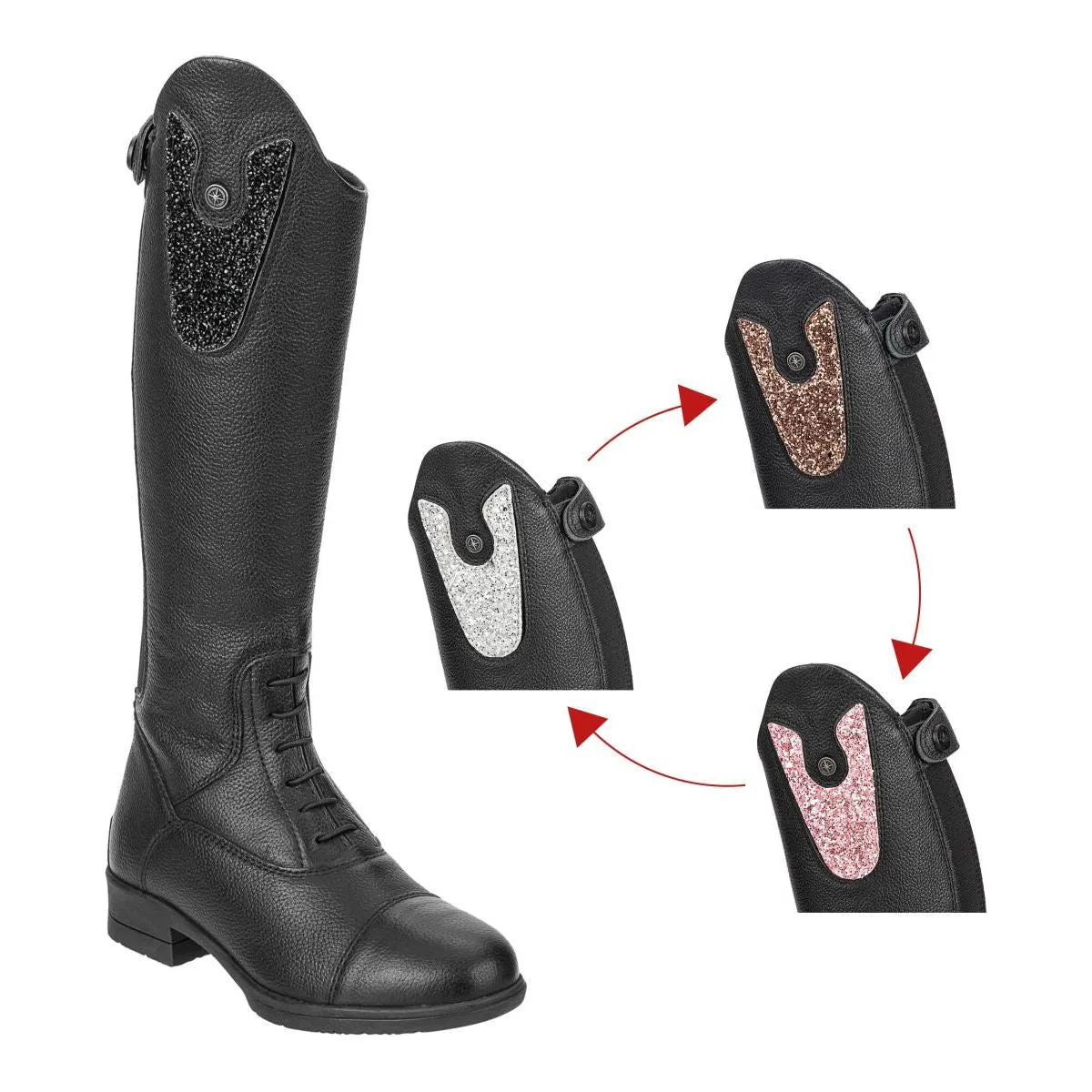 Südwind Kinderreitstiefel Kids Fun Leather Polo Convertible