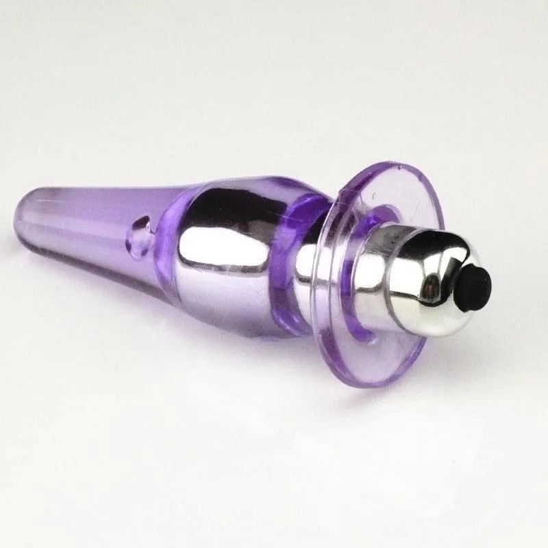 Sex Powerful Jelly Toy Vibrating Butt Plug Anal Vibrator