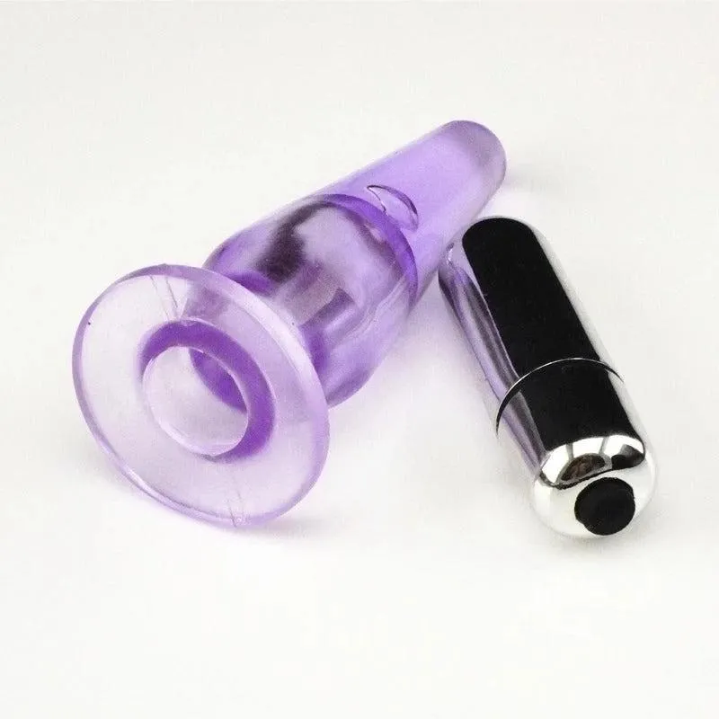 Sex Powerful Jelly Toy Vibrating Butt Plug Anal Vibrator
