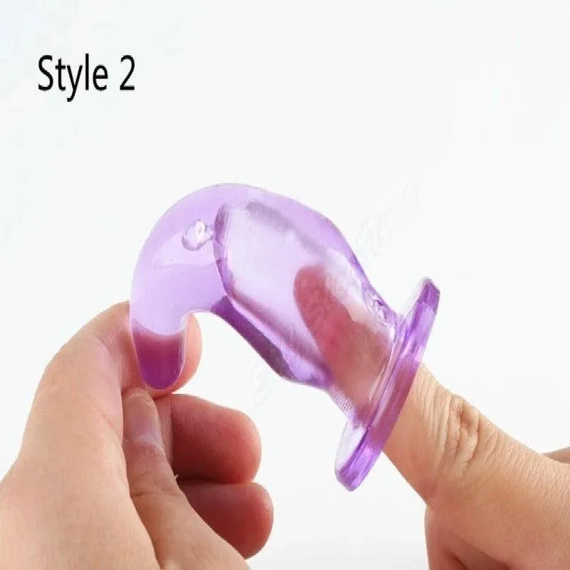 Sex Powerful Jelly Toy Vibrating Butt Plug Anal Vibrator