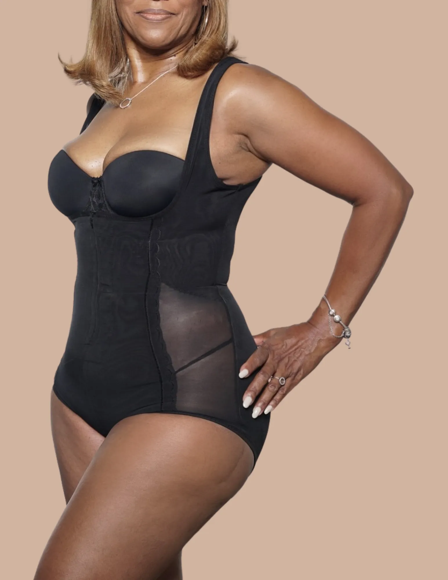 Sexy Sheer One Piece Shaper
