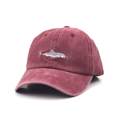 Shark Embroidery Cap
