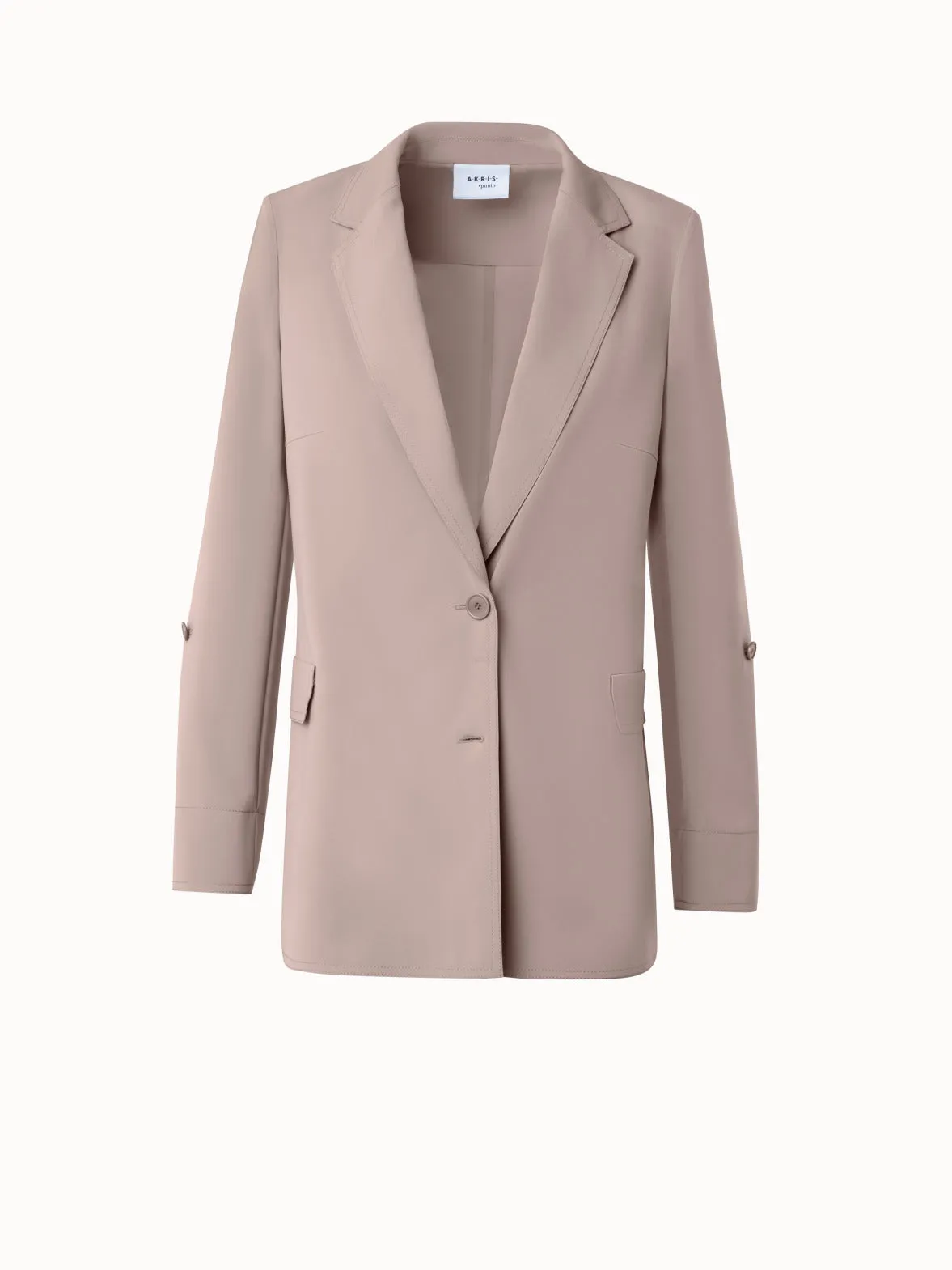 Signature Lasercut Crêpe Boyfriend Blazer
