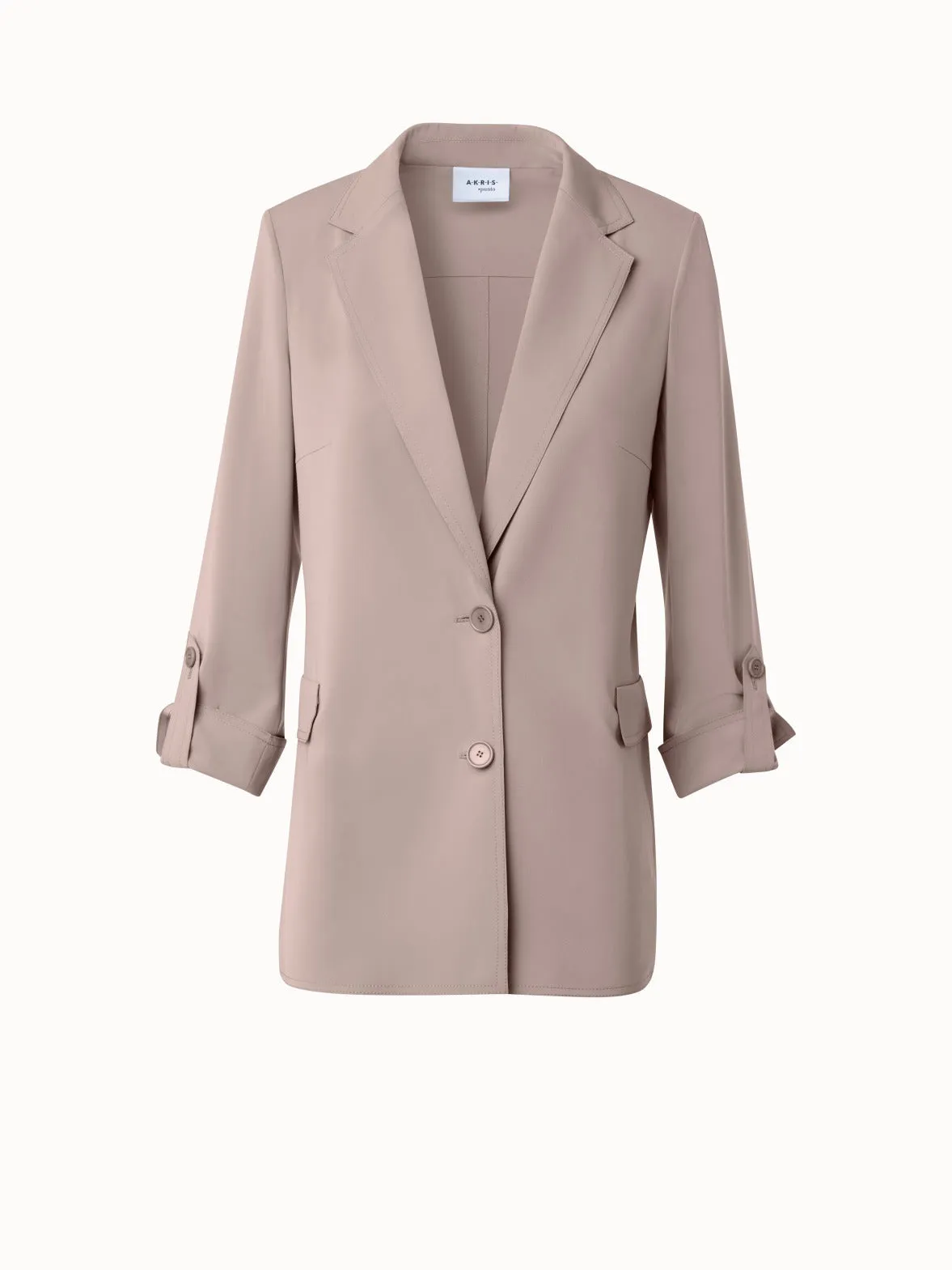 Signature Lasercut Crêpe Boyfriend Blazer