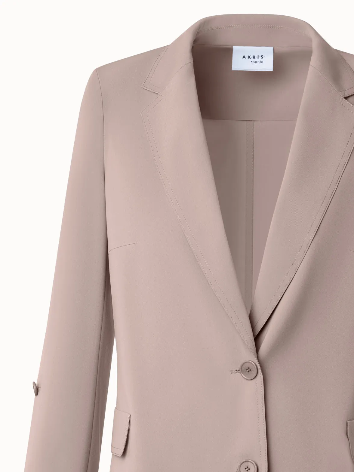 Signature Lasercut Crêpe Boyfriend Blazer