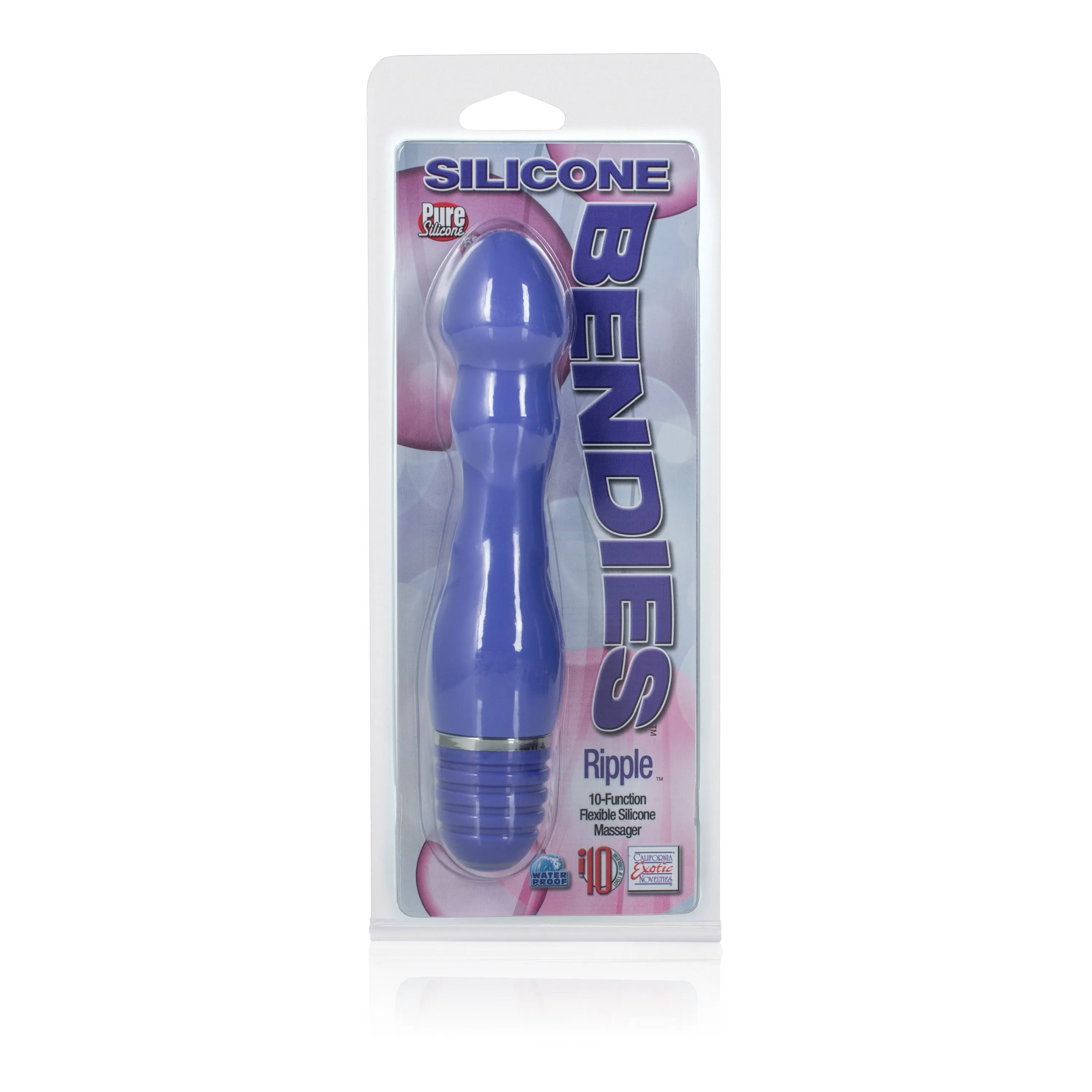 Silicone Bendies Ripple - Purple