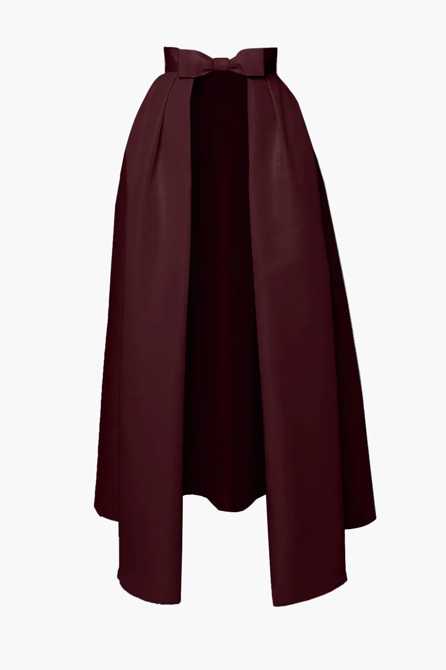 Silk Faille Bow Convertible Skirt