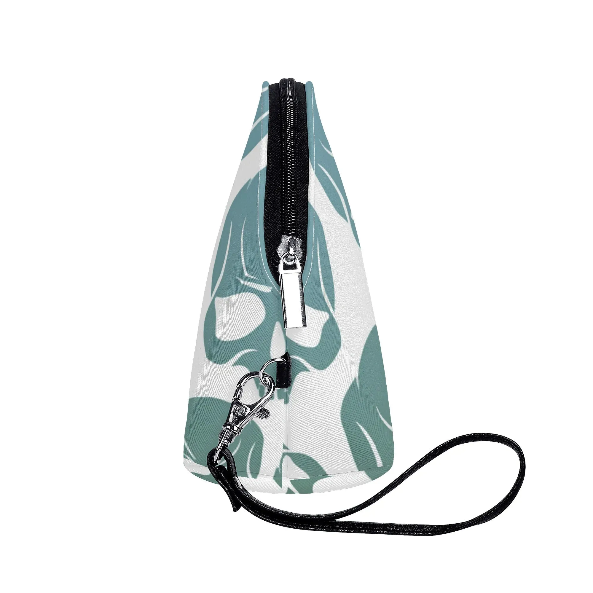 Skull Pattern Curved Make Up Bag