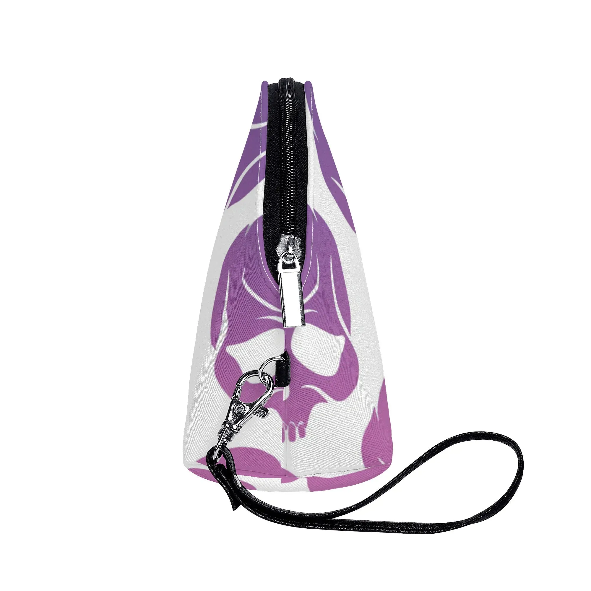 Skull Pattern Curved Make Up Bag