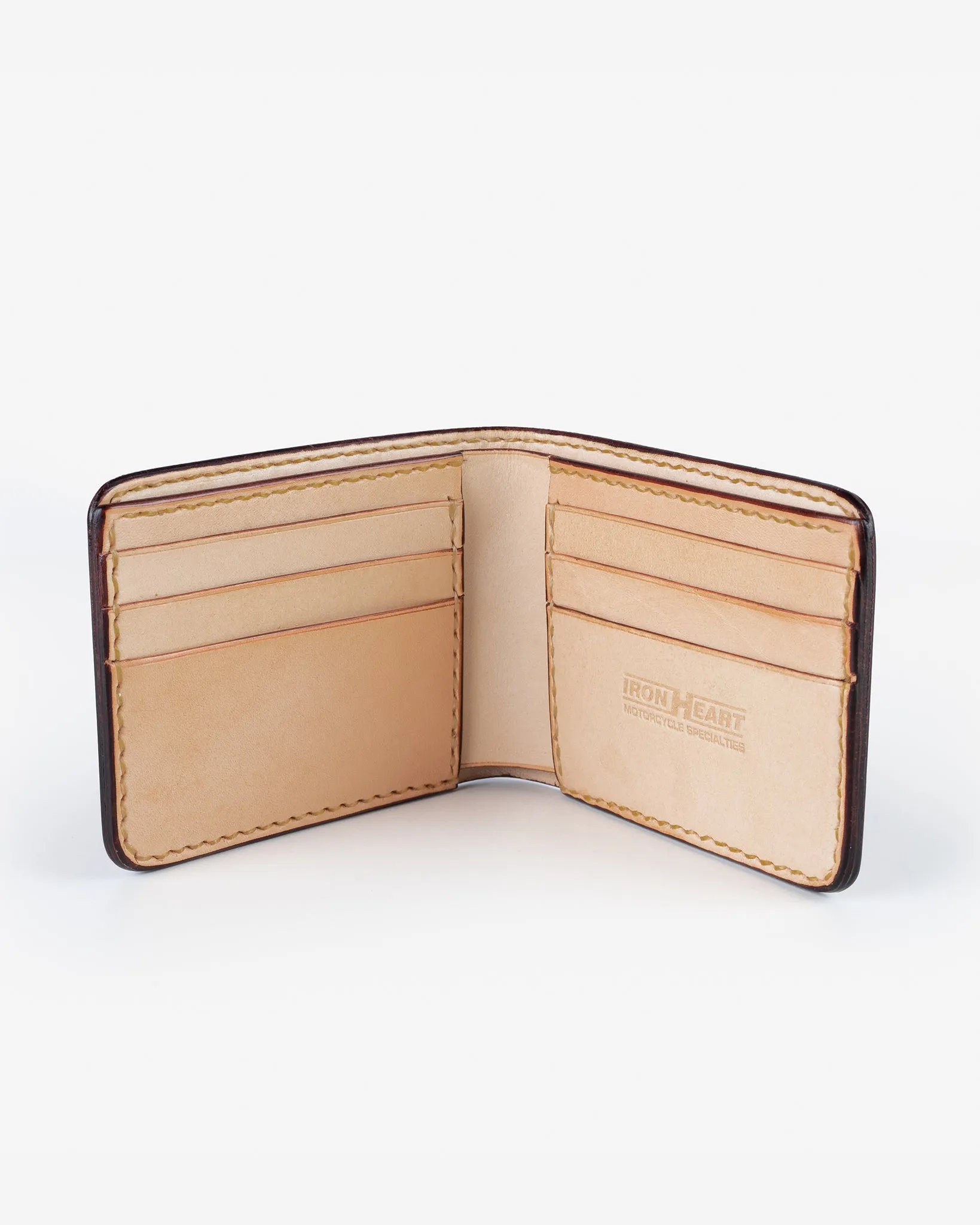 Slimline Small Shell Cordovan Wallet - Natural