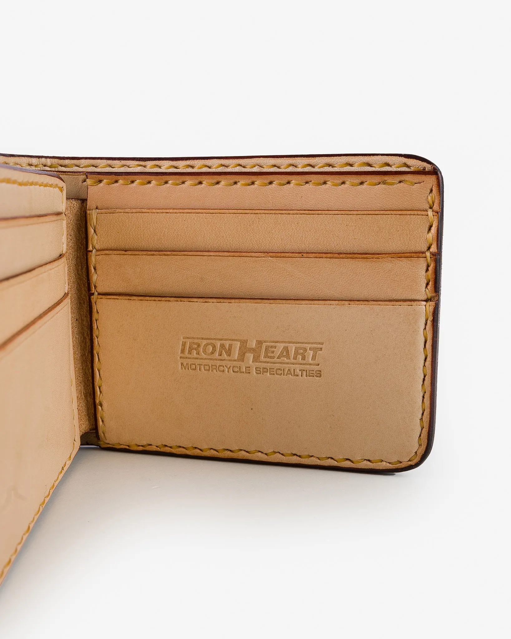 Slimline Small Shell Cordovan Wallet - Natural