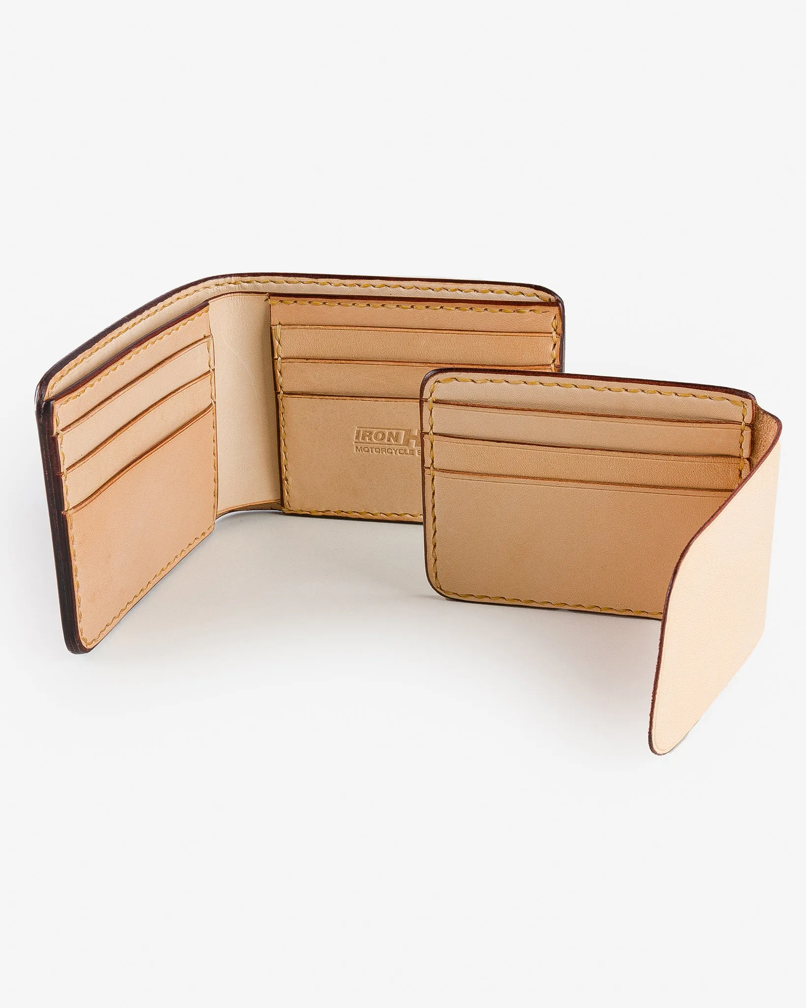Slimline Small Shell Cordovan Wallet - Natural
