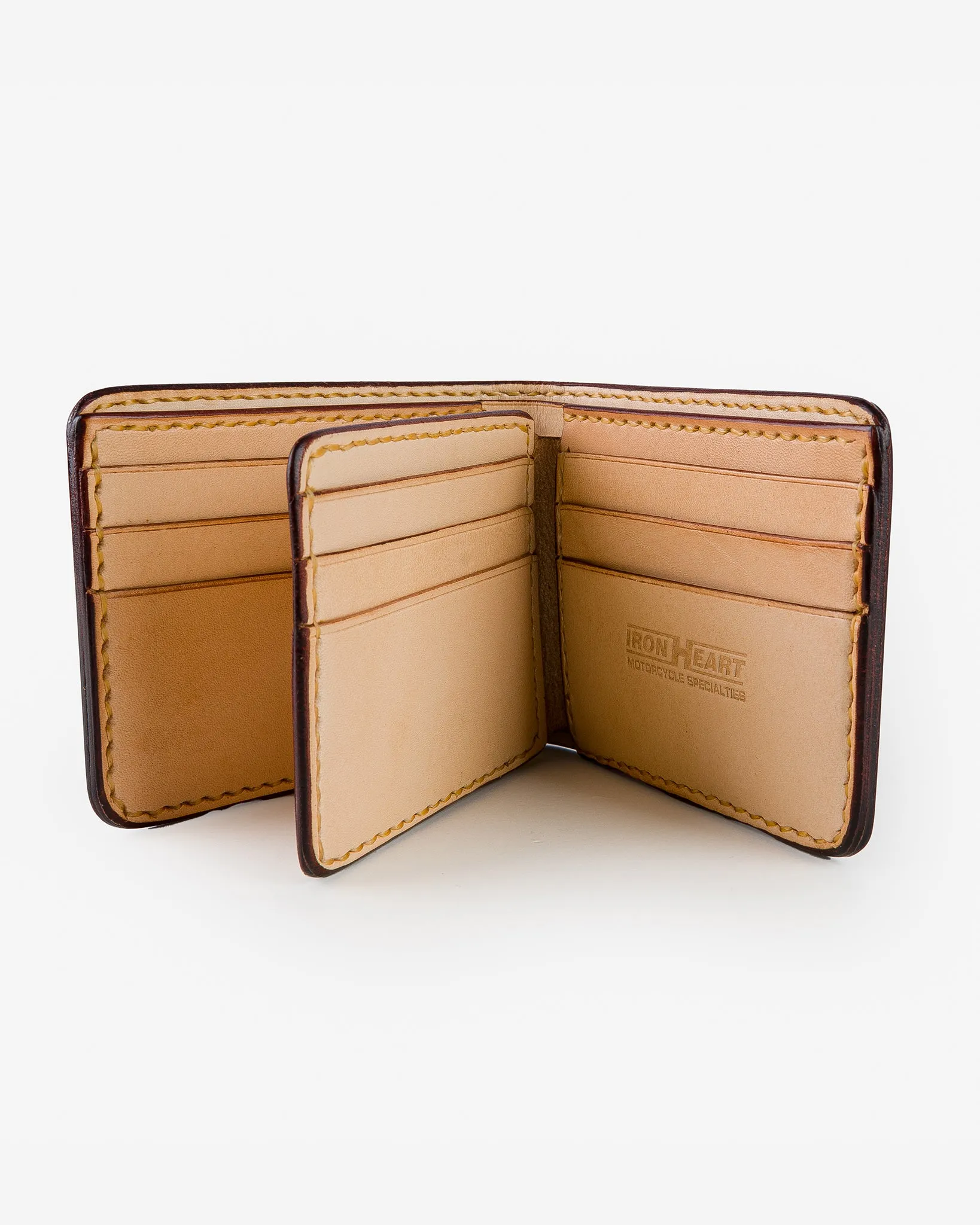 Slimline Small Shell Cordovan Wallet - Natural