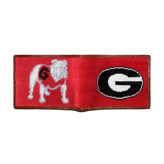 SMATHERS & BRANSON UNIVERSITY OF GEORGIA NEEDLEPOINT WALLET