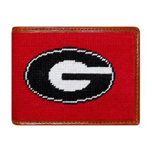 SMATHERS & BRANSON UNIVERSITY OF GEORGIA NEEDLEPOINT WALLET
