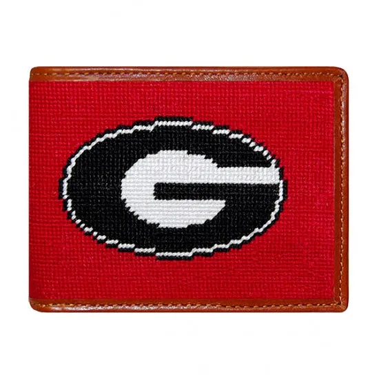 SMATHERS & BRANSON UNIVERSITY OF GEORGIA NEEDLEPOINT WALLET
