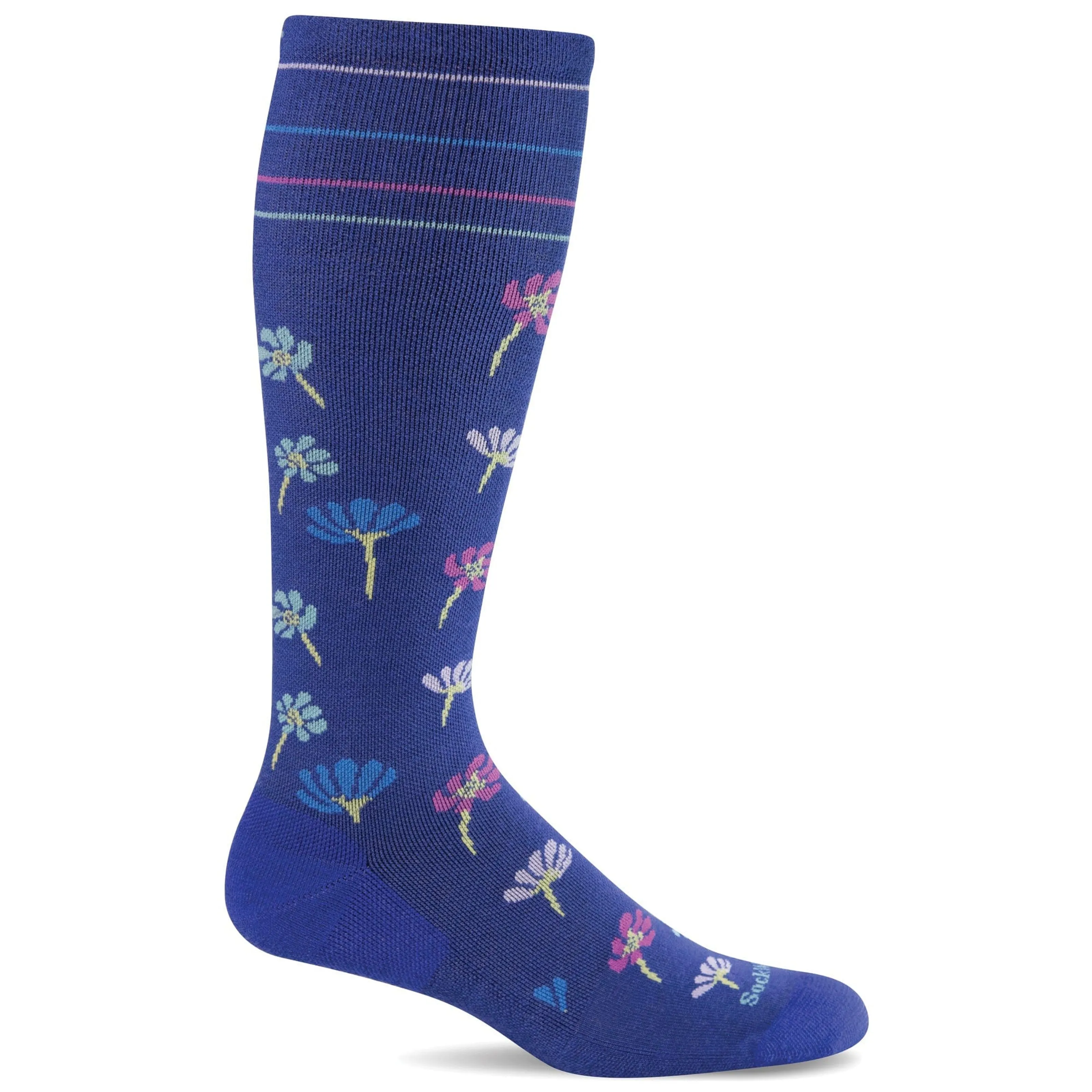 Sockwell Womens Field Flower Moderate Compression Socks