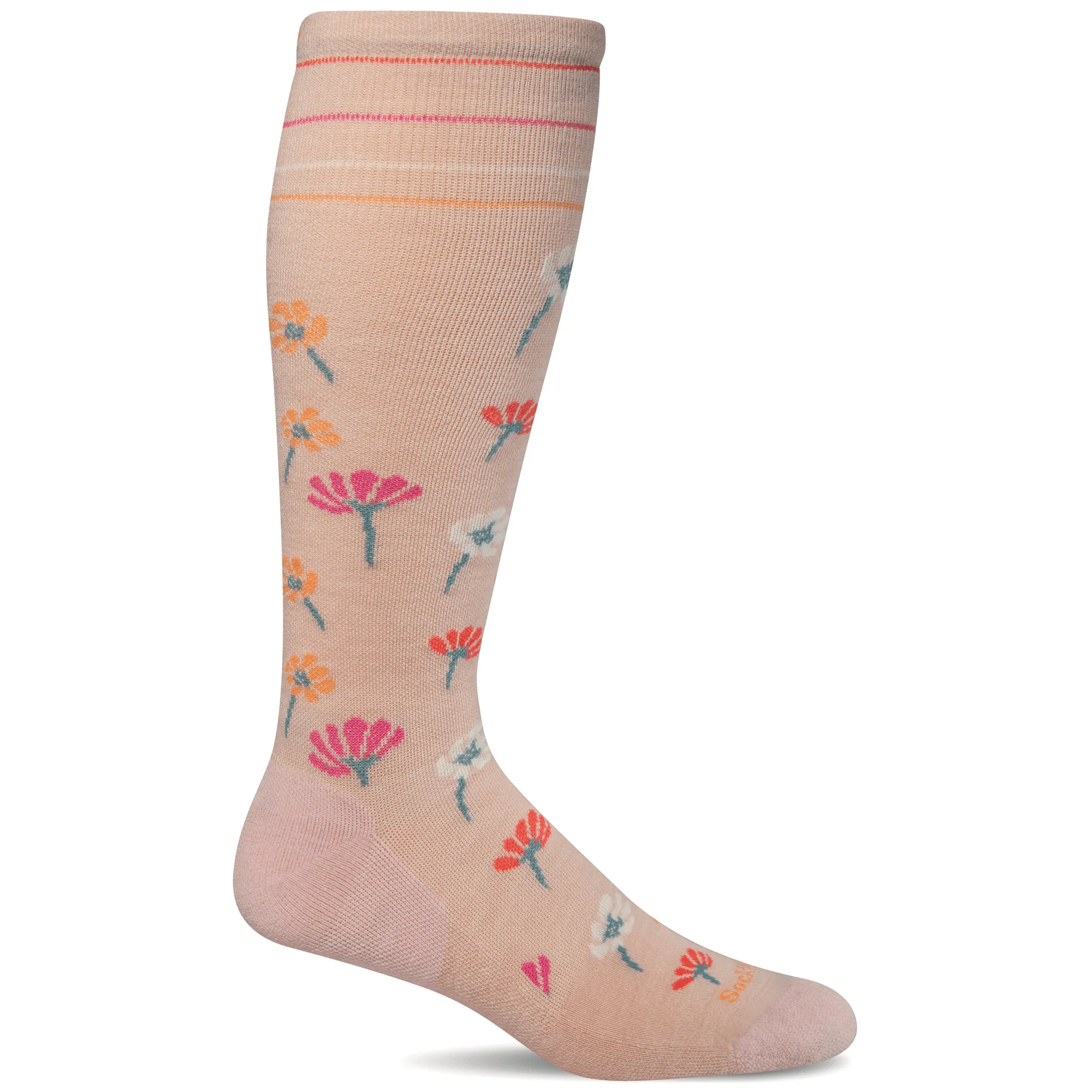 Sockwell Womens Field Flower Moderate Compression Socks