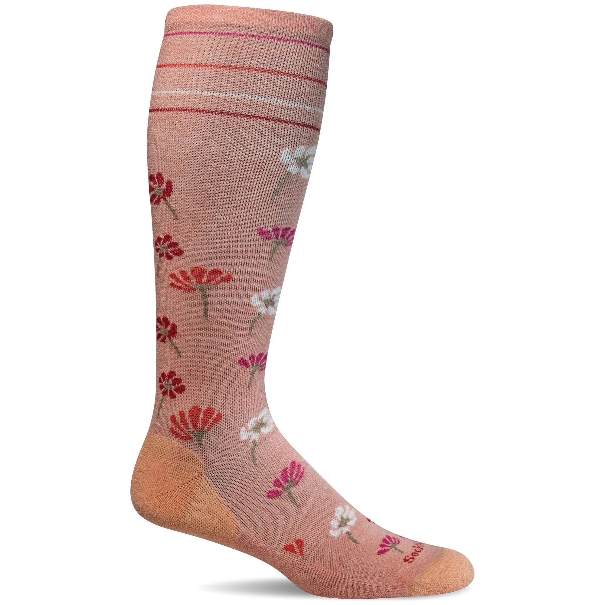 Sockwell Womens Field Flower Moderate Compression Socks