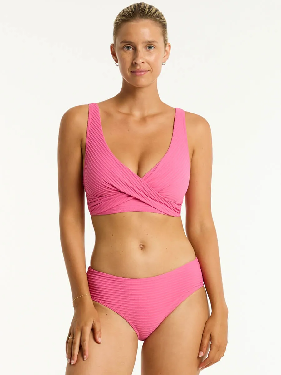 Spinnaker Cross Front Multifit Top in Candy