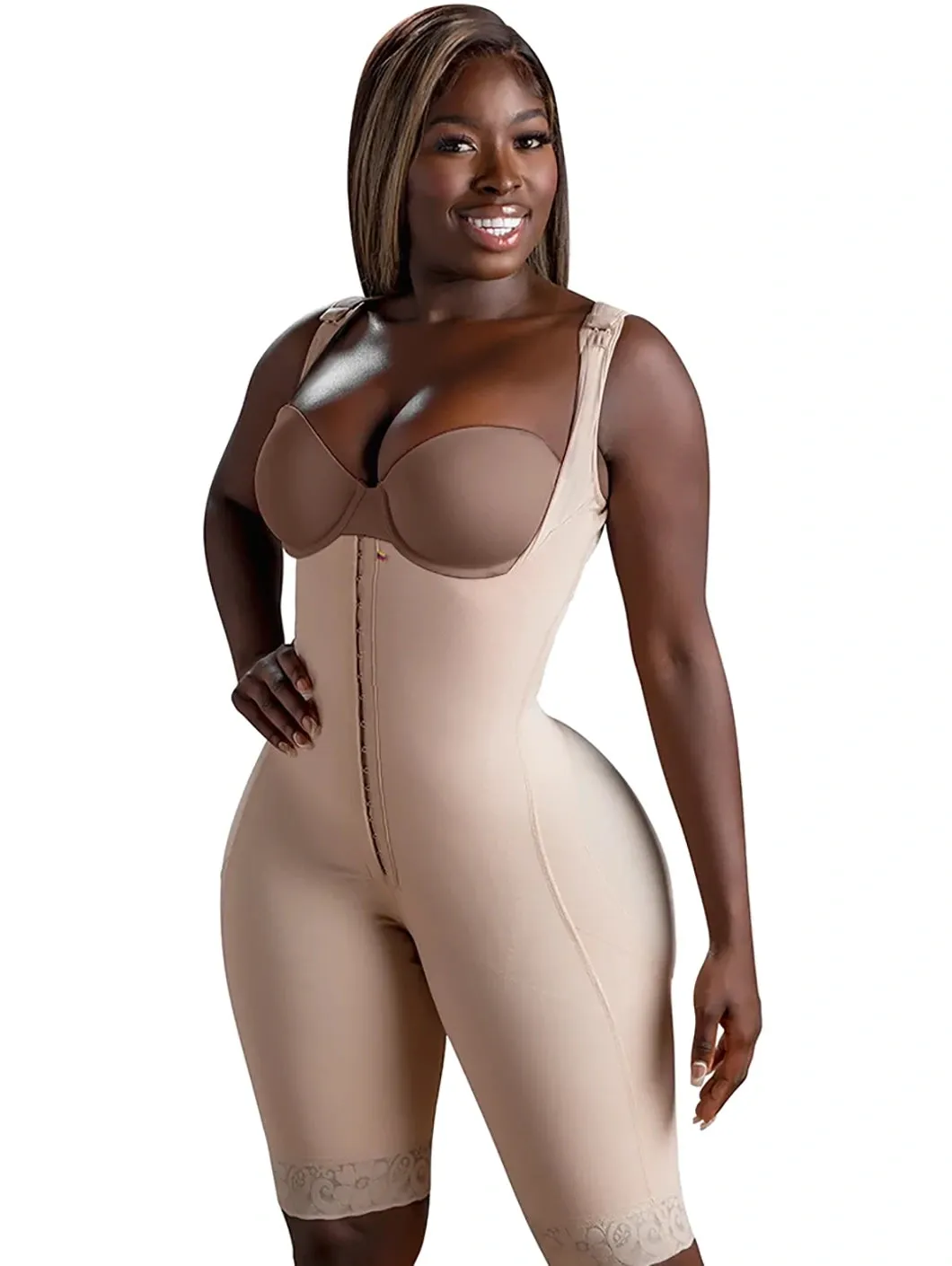 Stage 1 Faja Colombiana for Wide Hips and Booty | Open Bust