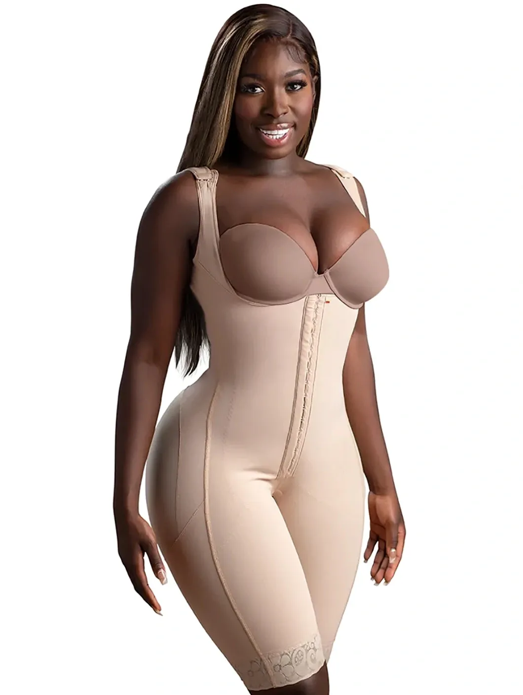 Stage 1 Faja Colombiana for Wide Hips and Booty | Open Bust