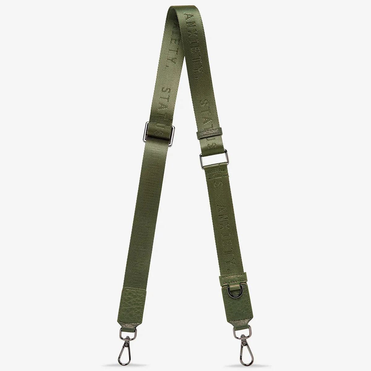 Status Anxiety Lucky Escape Khaki Webbed Strap THIN