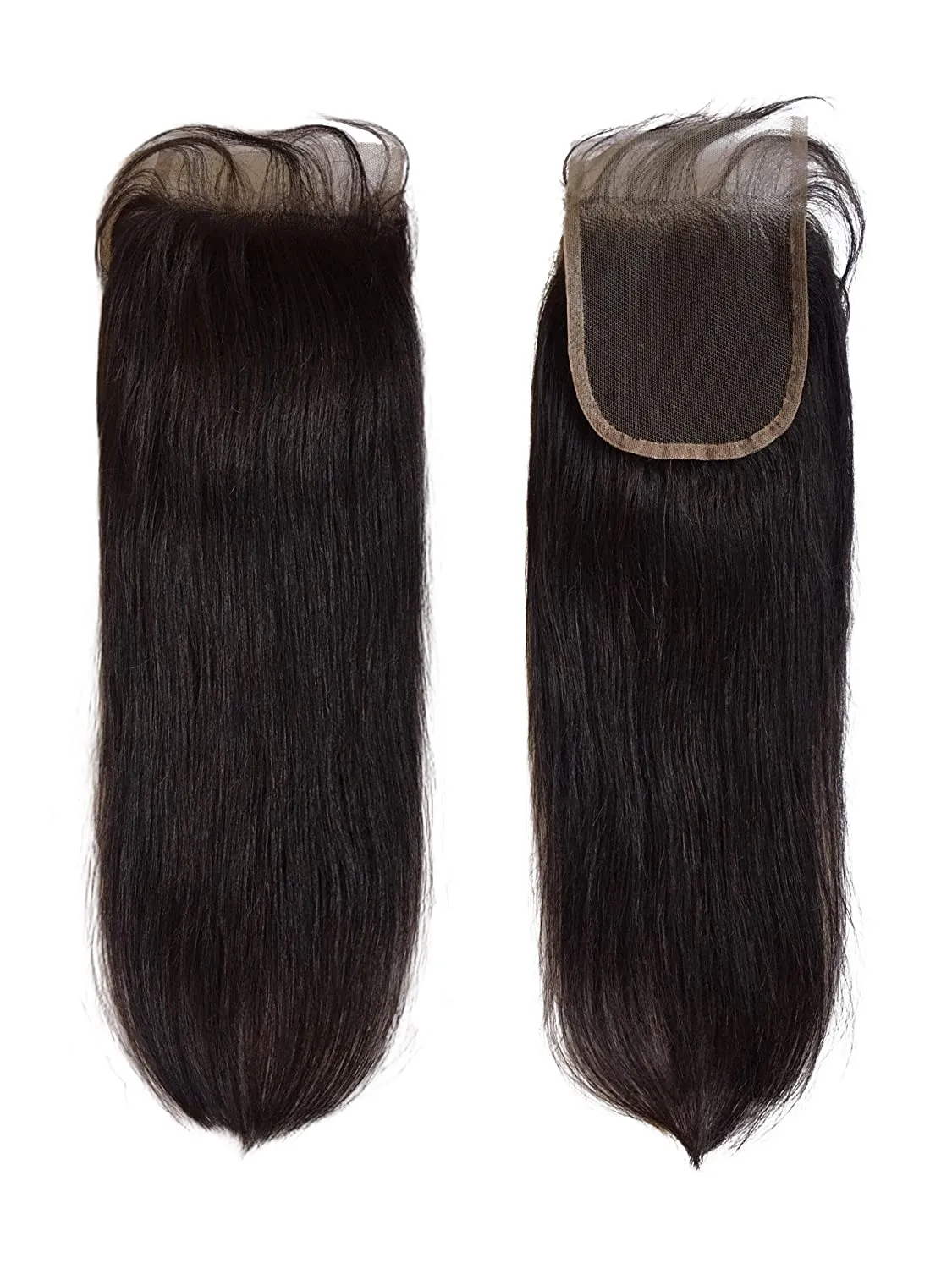 Straight Human Hair Closure 4*4 Lace Closure Natural Color MYLOCKME