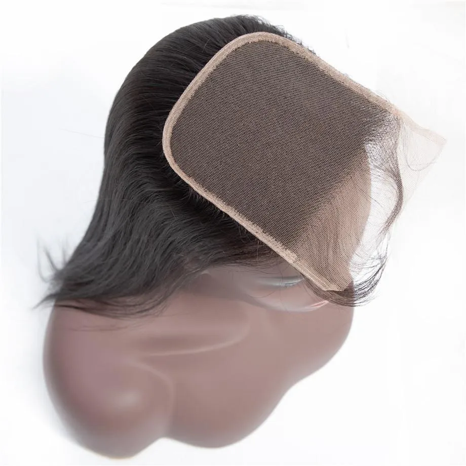 Straight Human Hair Closure 4*4 Lace Closure Natural Color MYLOCKME