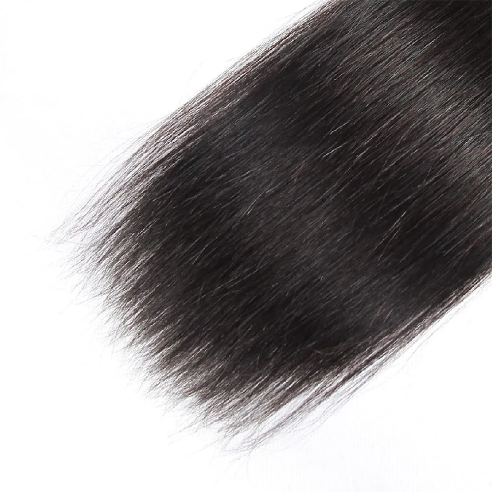 Straight Human Hair Closure 5*5 Lace Remy Lace Closure Natural Color MYLOCKME