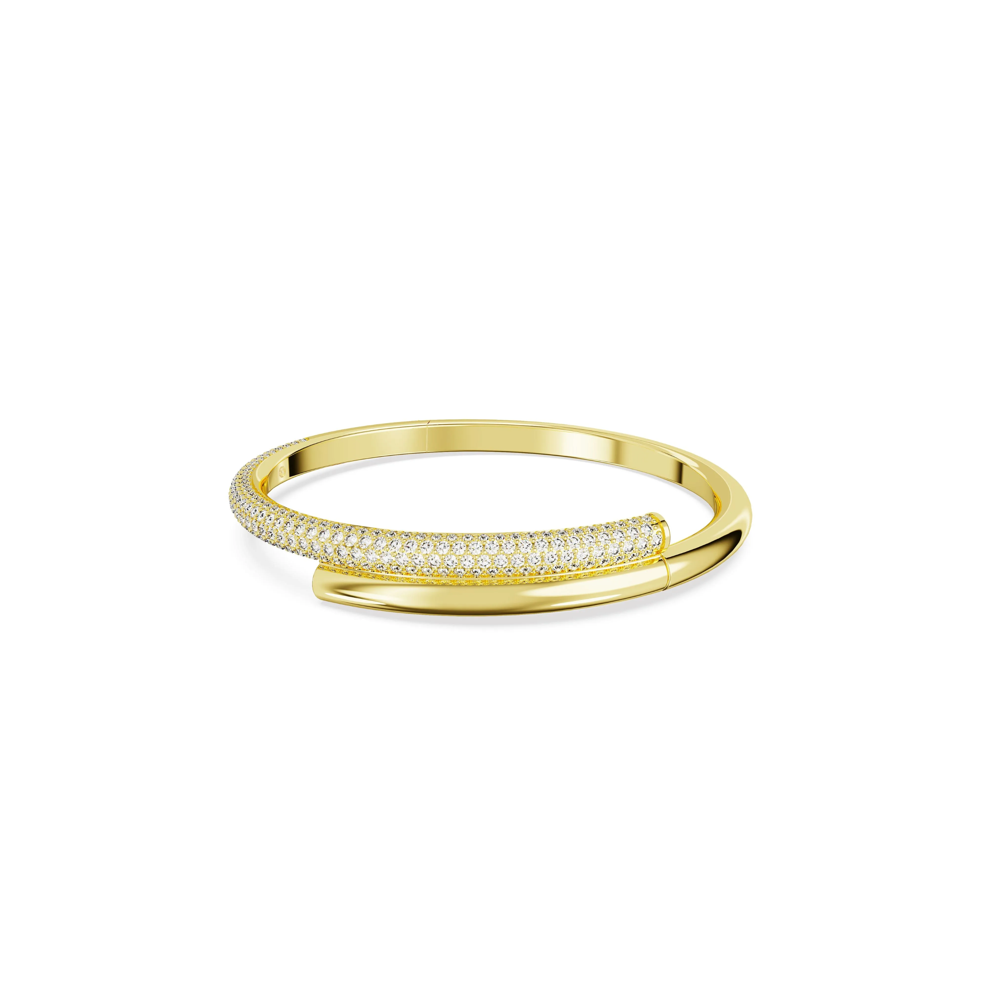 Swarovski Dextera Gold Tone Round Bangle