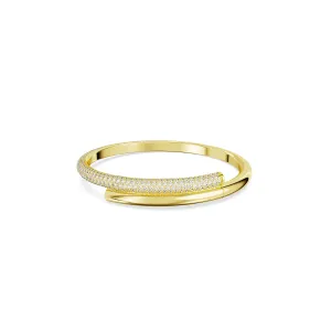 Swarovski Dextera Gold Tone Round Bangle